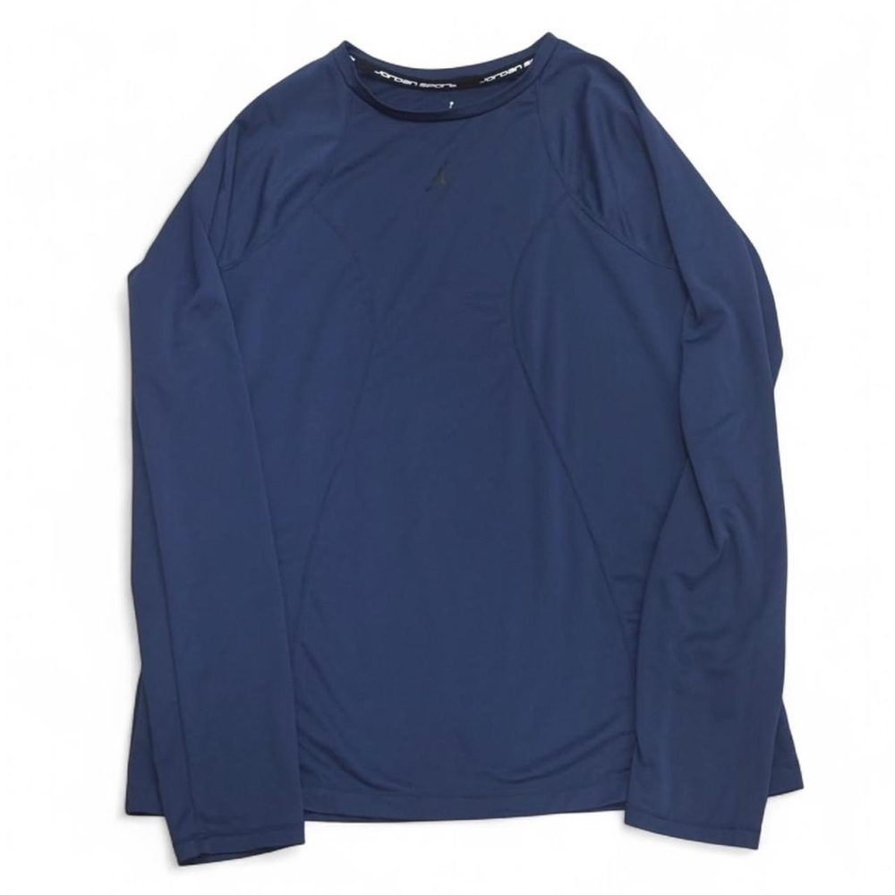 Jordan Navy Blue Dri-Fit Longsleeve